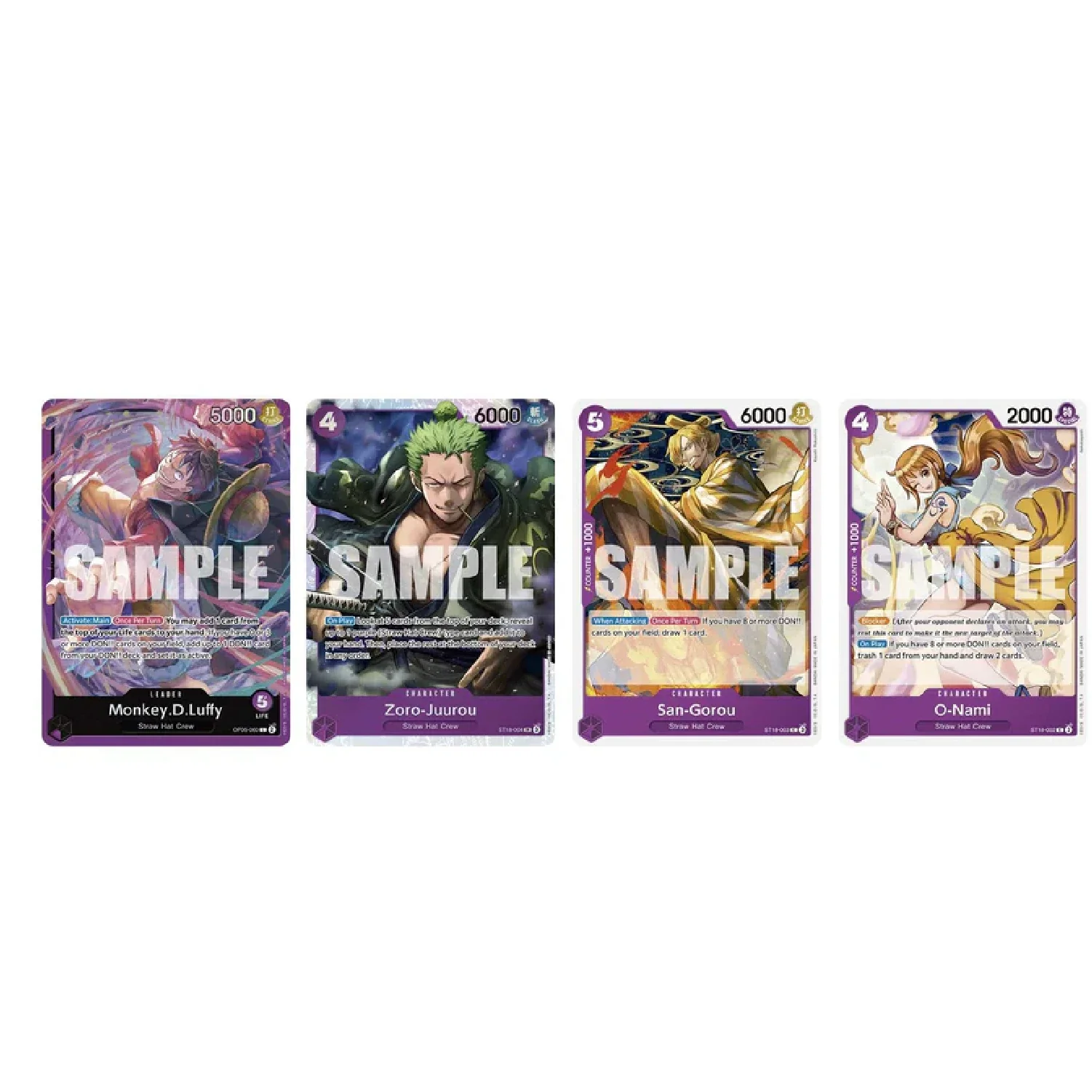 One Piece Card Game: ST-18 Purple Monkey D. Luffy - Starter Deck - Image 9