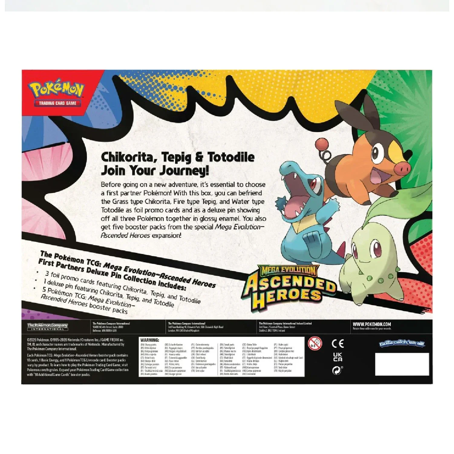 Pokemon TCG: Ascended Heroes - First Partners Deluxe Pin Collection - Image 5