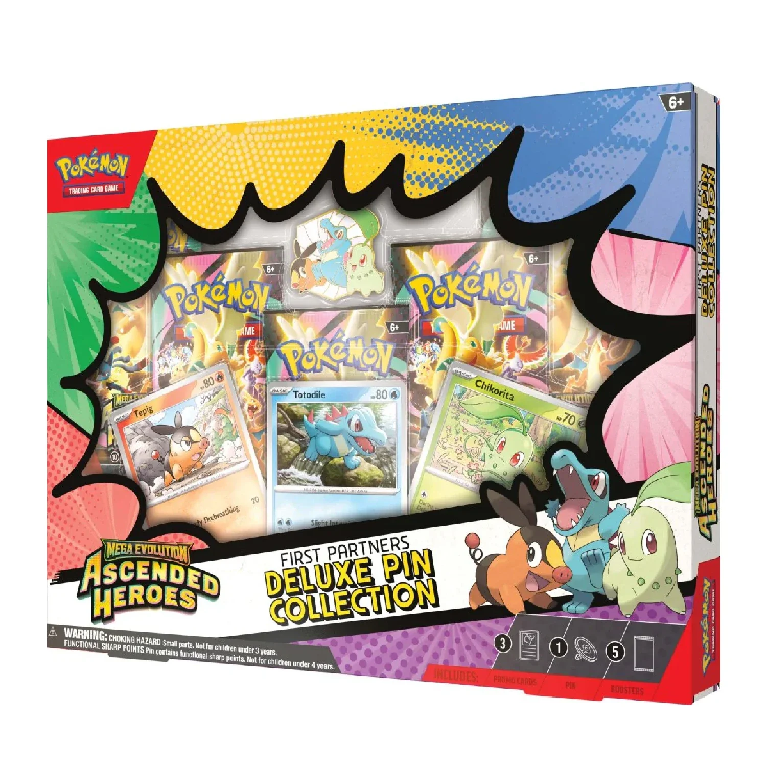 Pokemon TCG: Ascended Heroes - First Partners Deluxe Pin Collection - Image 6