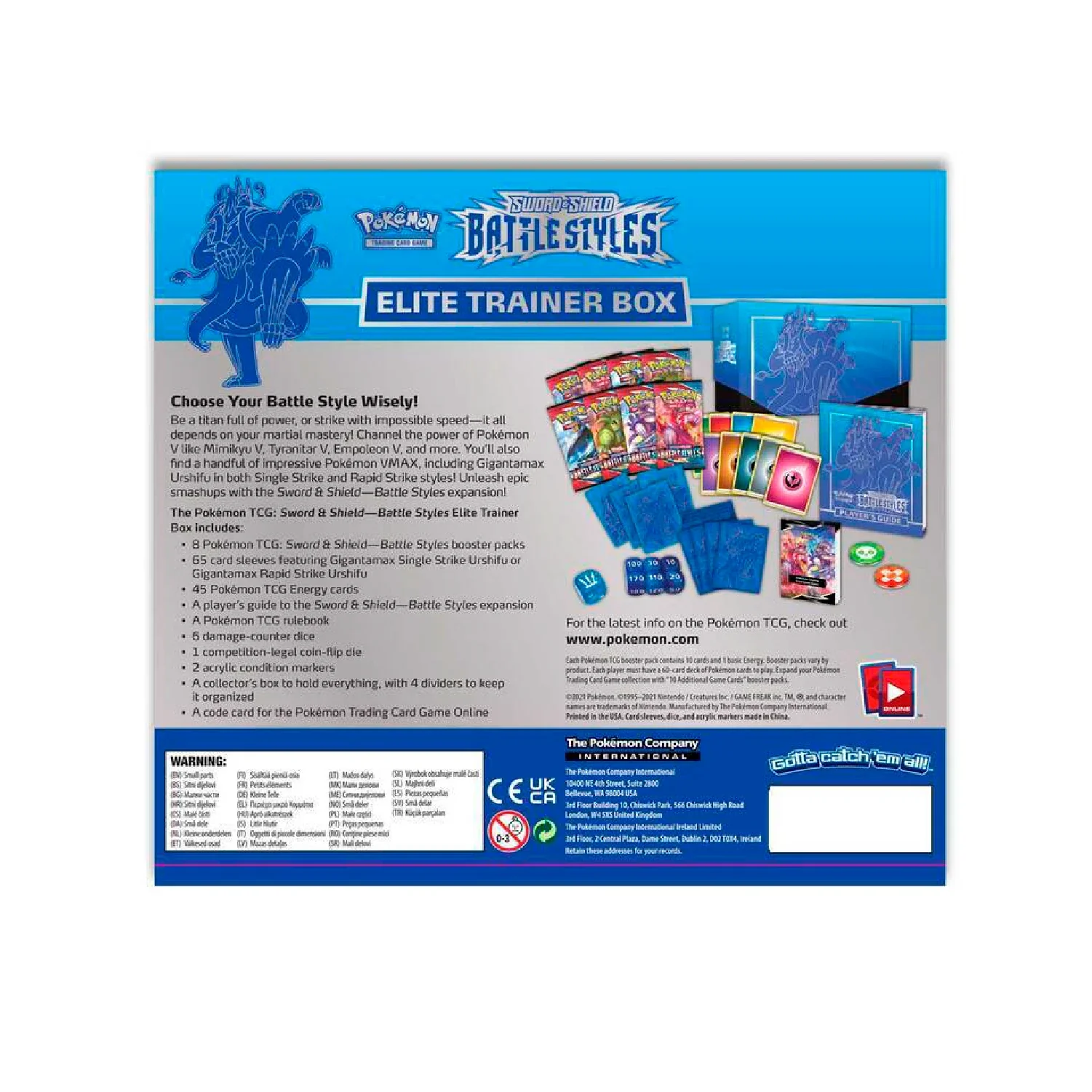 Pokemon TCG: Battle Styles Elite Trainer Box (Rapid Strike Urshifu) - Image 10
