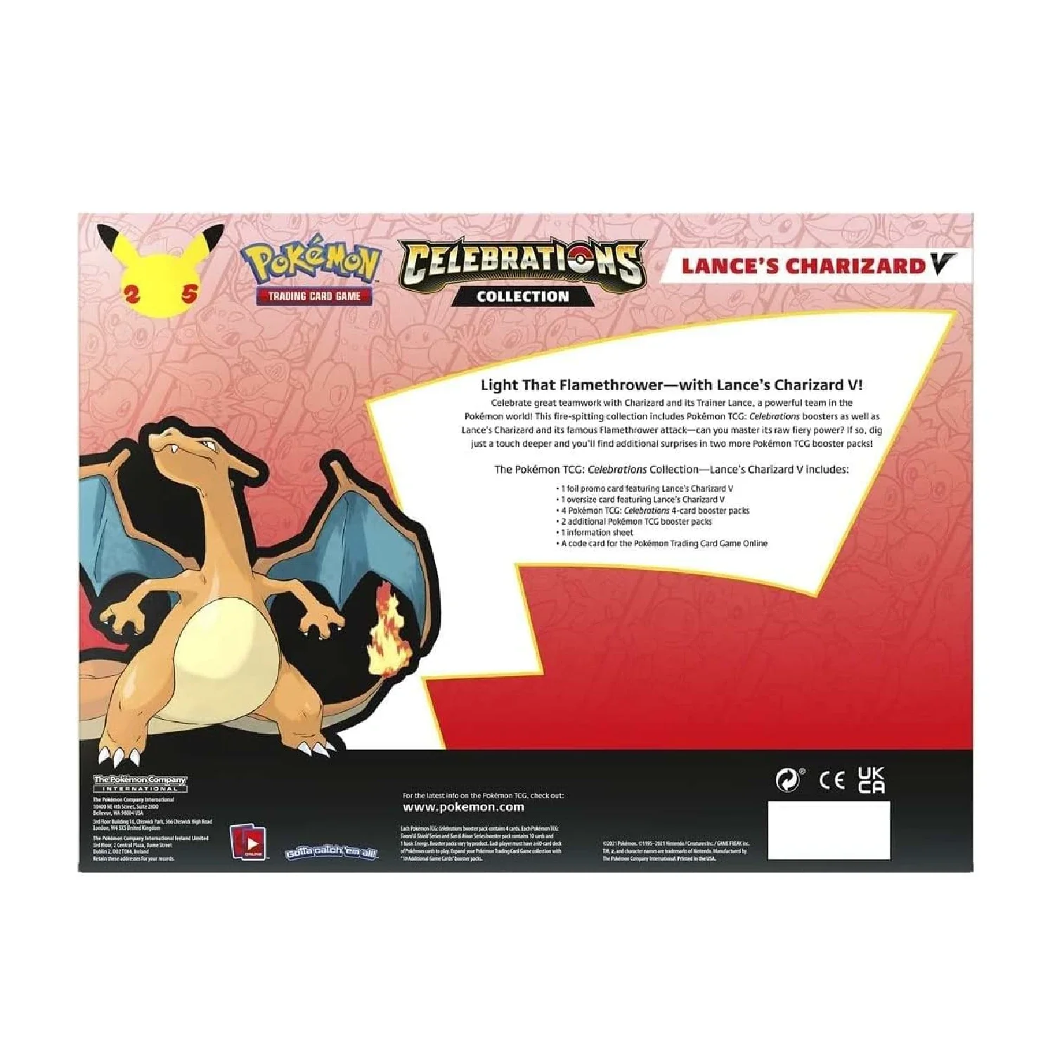 Pokemon TCG: Celebrations Collection Box - Lance's  Charizard V - Image 4