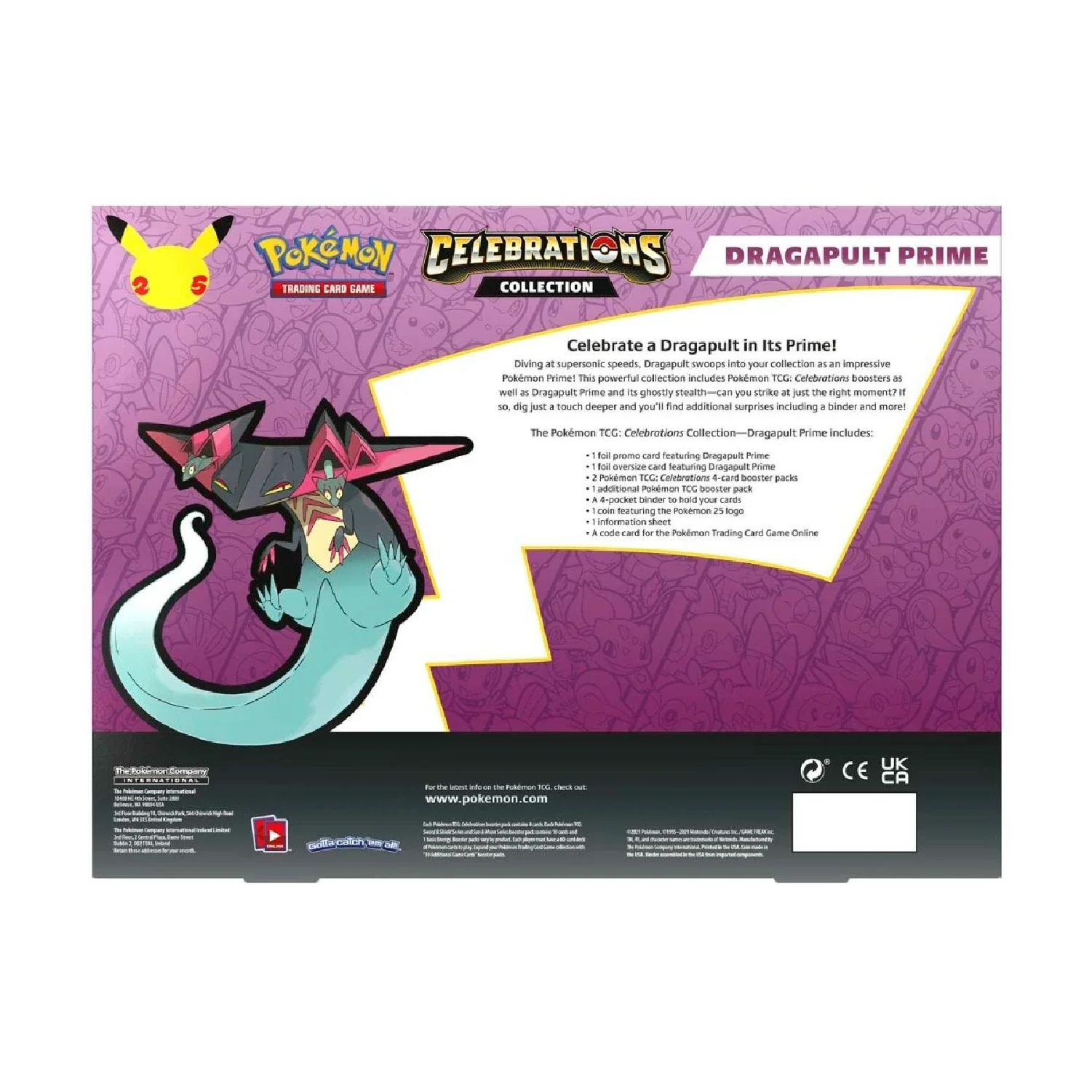 Pokemon TCG: Celebrations Dragapult Prime Collection - Image 7