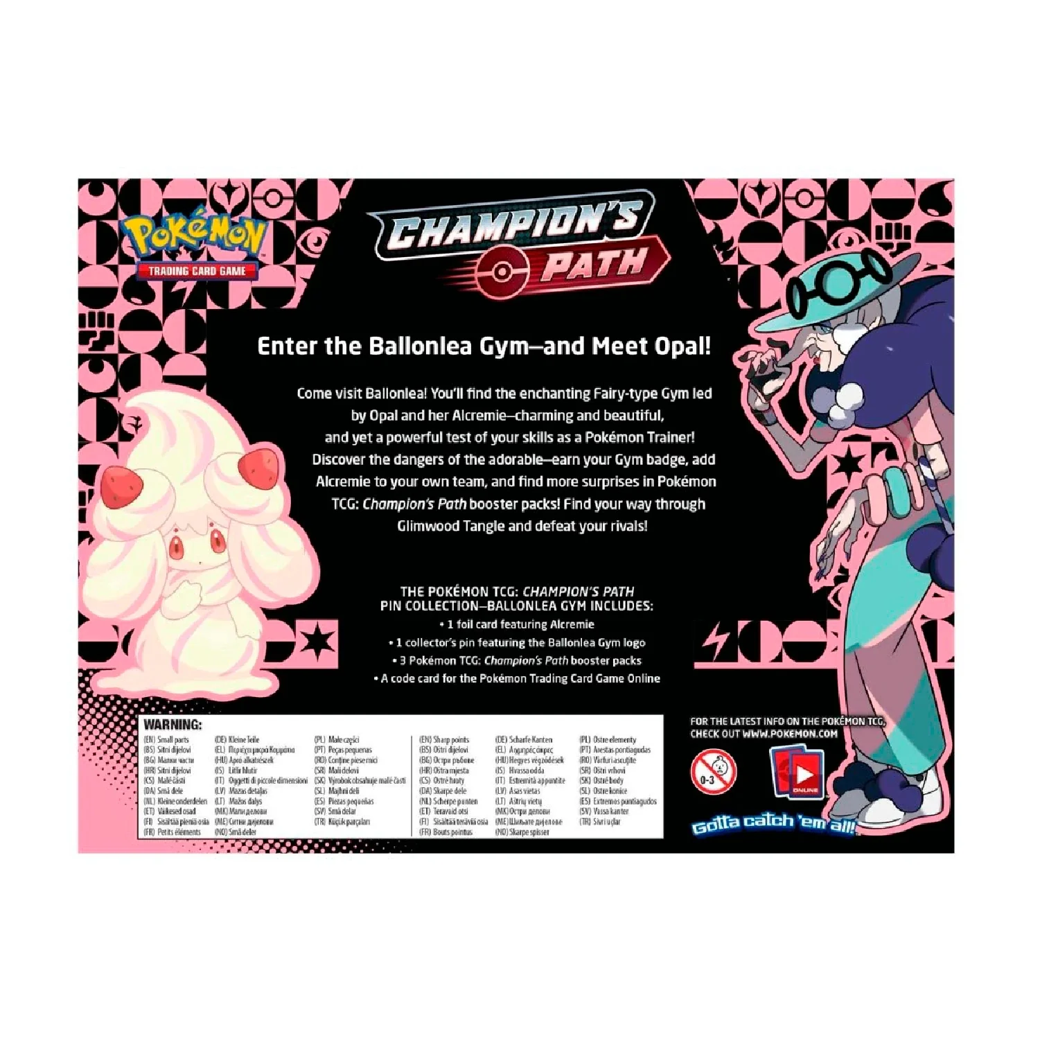 Pokemon TCG: Champions Path Pin Collection Ballonlea Gym - Image 3