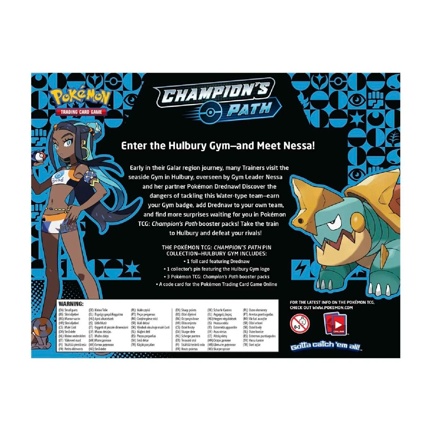 Pokemon TCG: Champions Path Pin Collection Hulbury Gym - Image 4