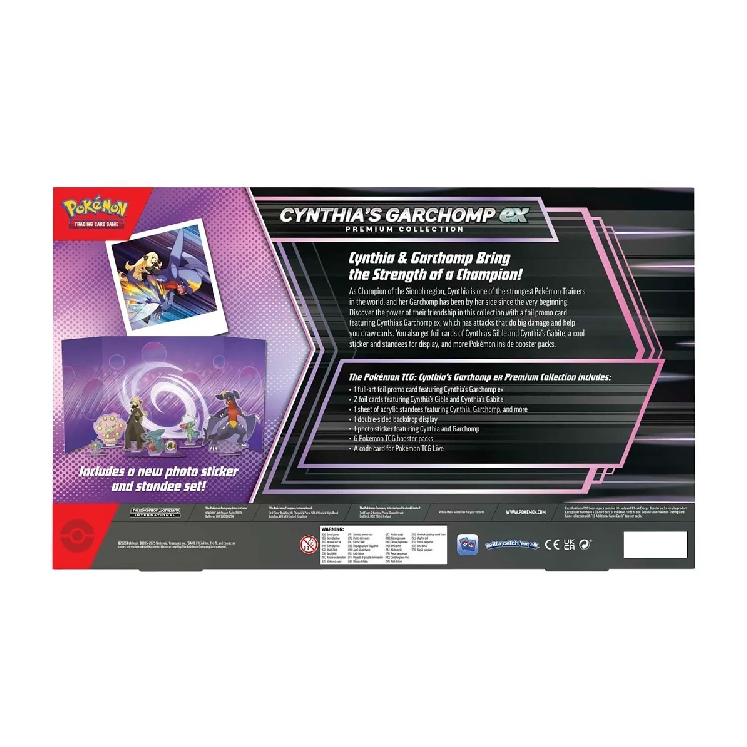Pokemon TCG: Cynthia's Garchomp EX Premium Collection - Image 7