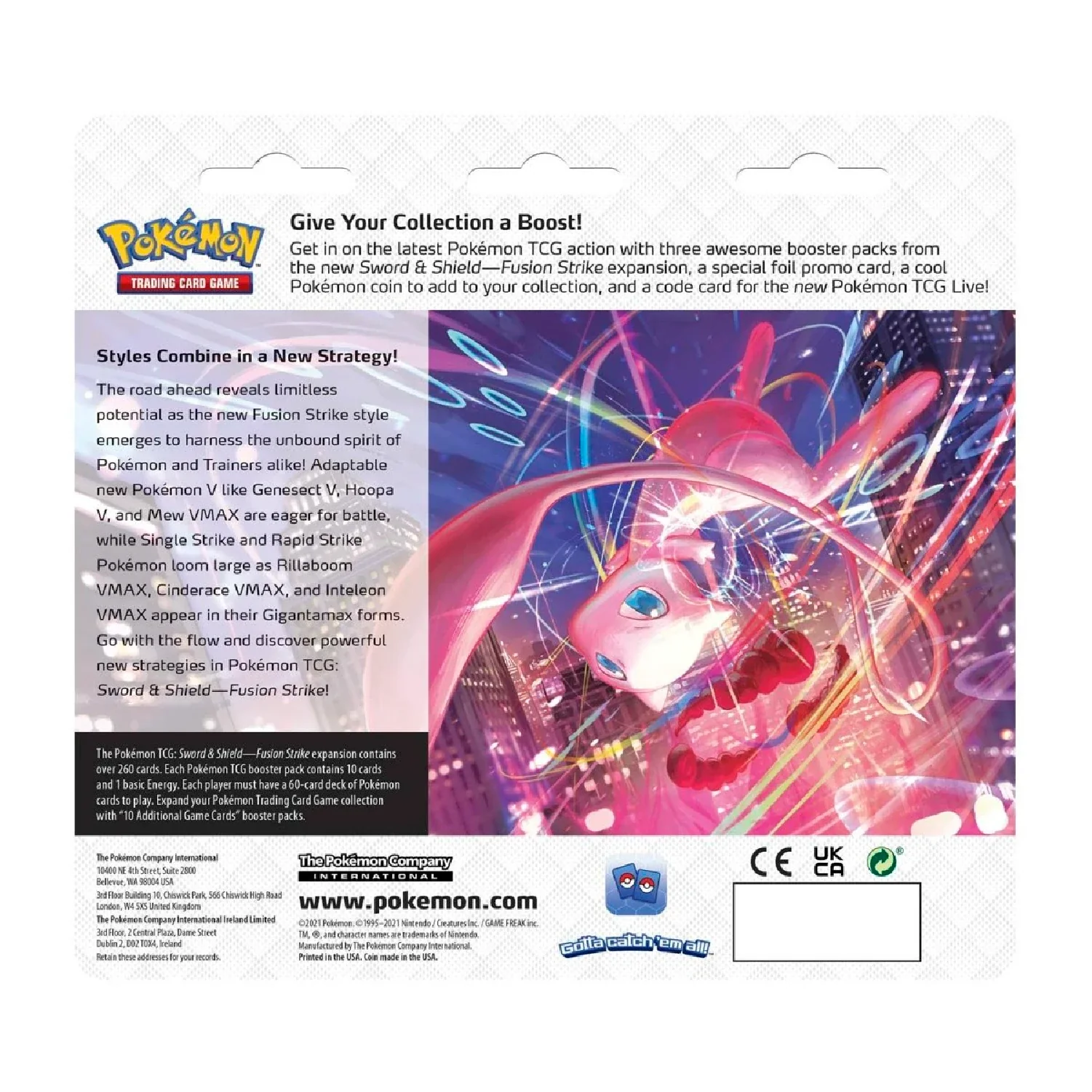 Pokemon TCG: Fusion Strike 3 Booster Packs - Espeon Promo - Image 3