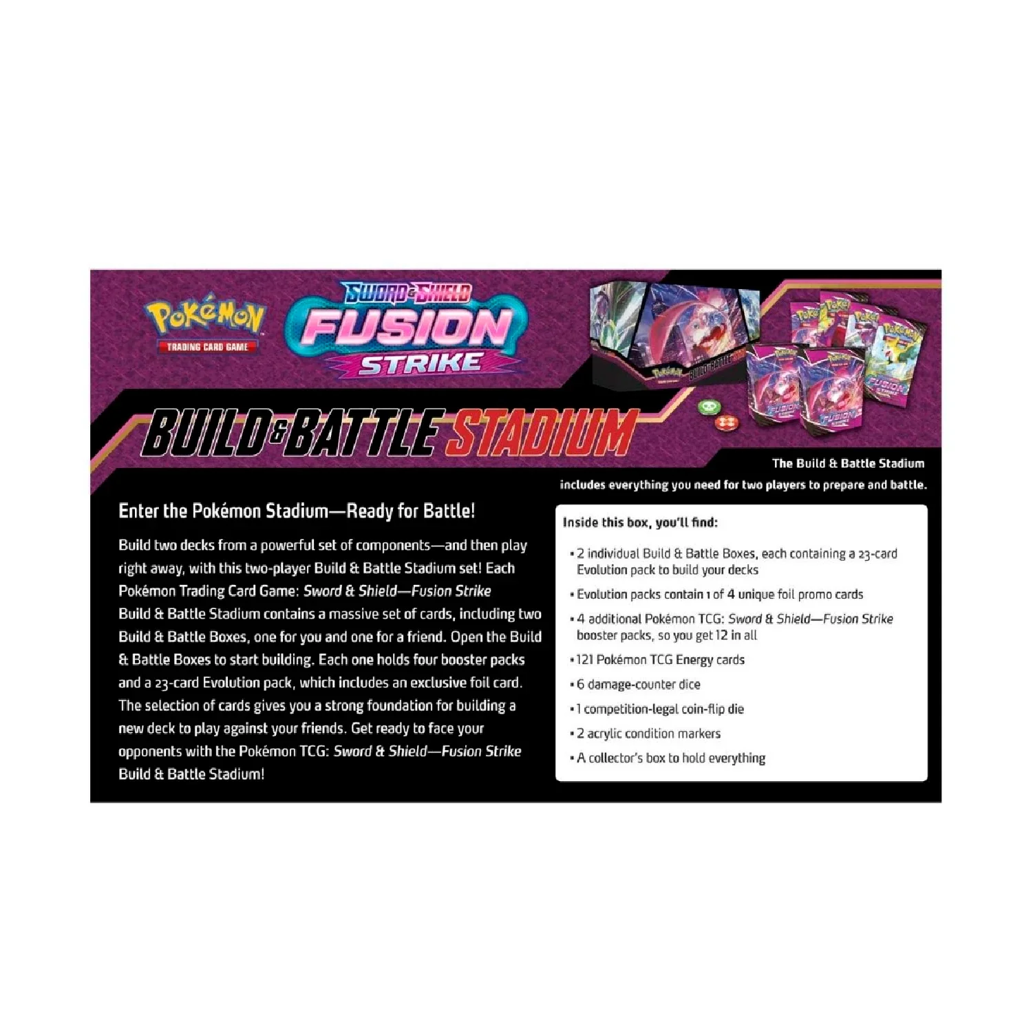 Pokemon TCG: Fusion Strike Build & Battle Stadium - Image 5