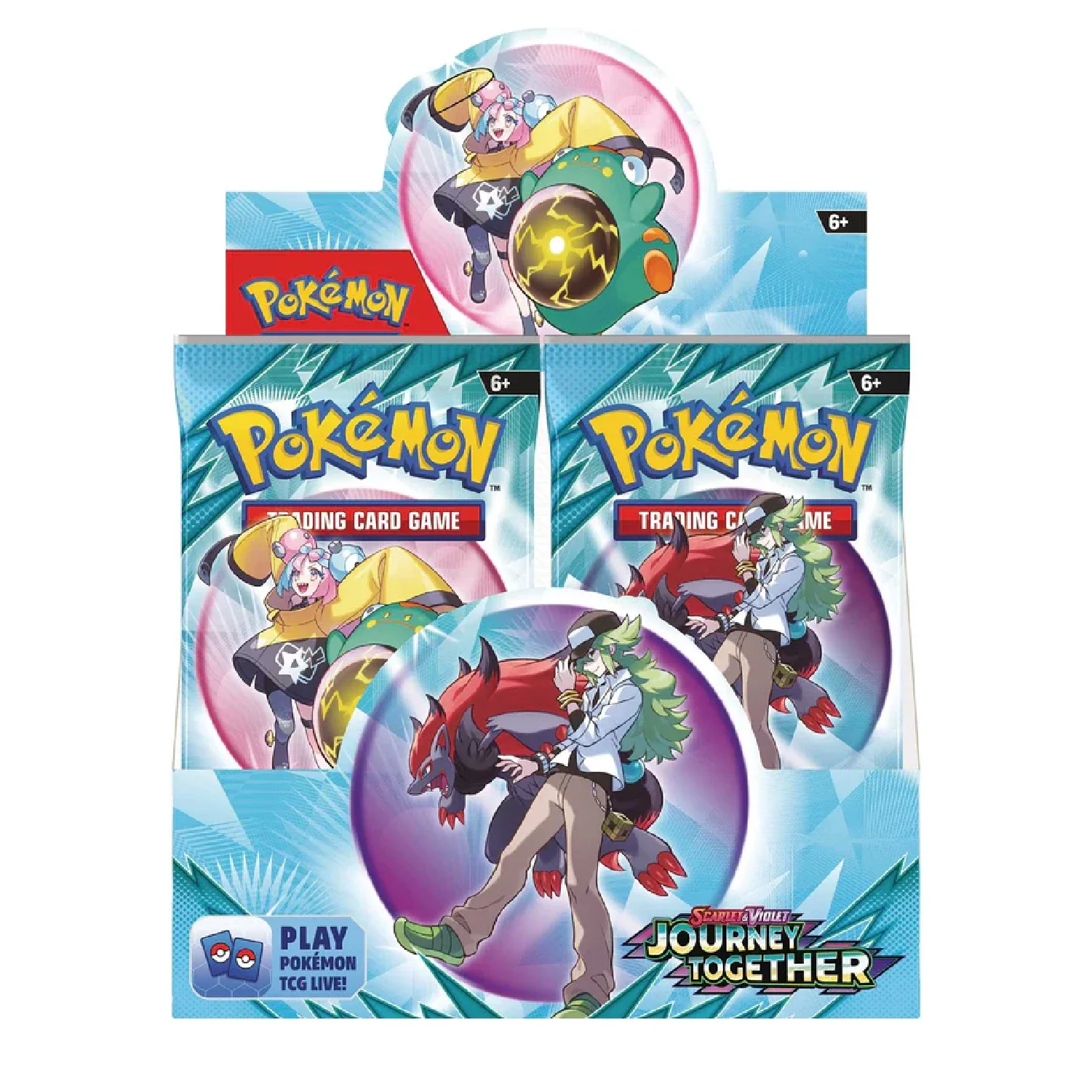 Pokemon TCG: Journey Together - Booster Box + Acrylic Display Case Bundle - Image 4