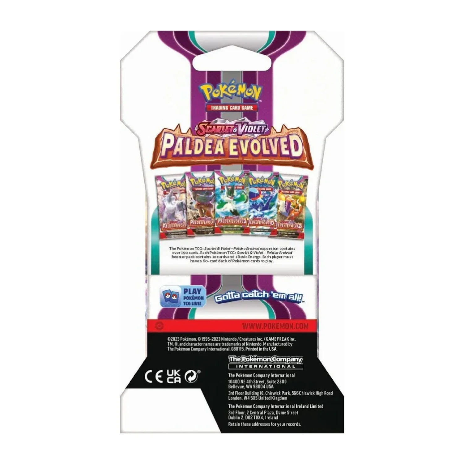 Pokemon TCG: Paldea Evolved - Sleeved Booster Pack - Image 4