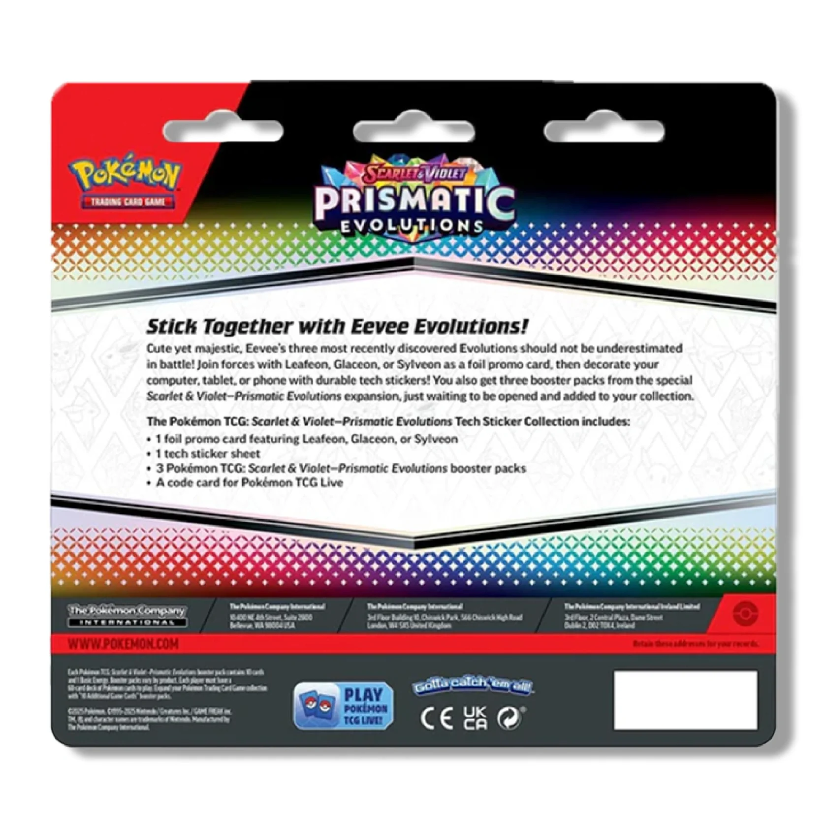 Pokemon TCG: Prismatic Evolutions - Tech Sticker Collection - Image 4