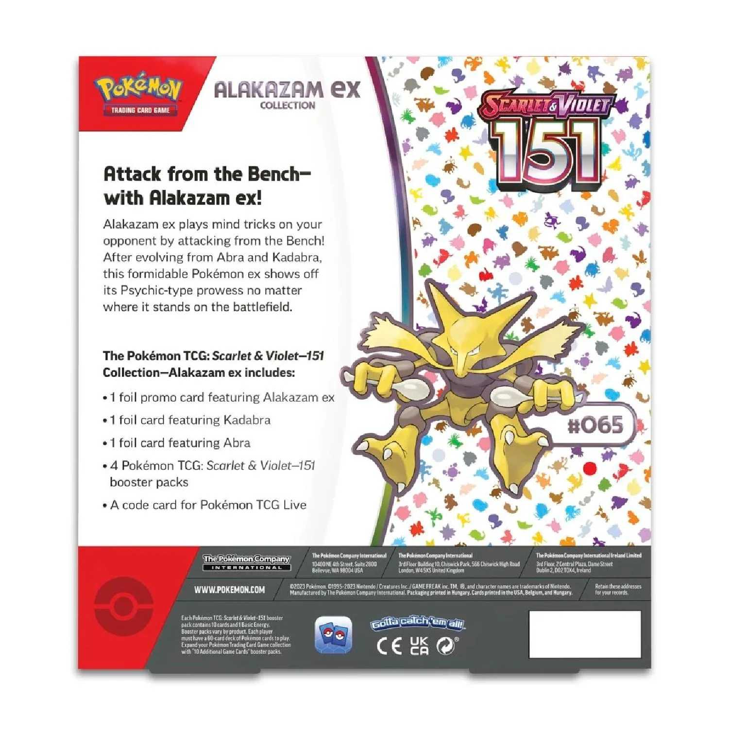 Pokemon TCG: Scarlet & Violet 151 - Alakazam ex Collection - Image 4