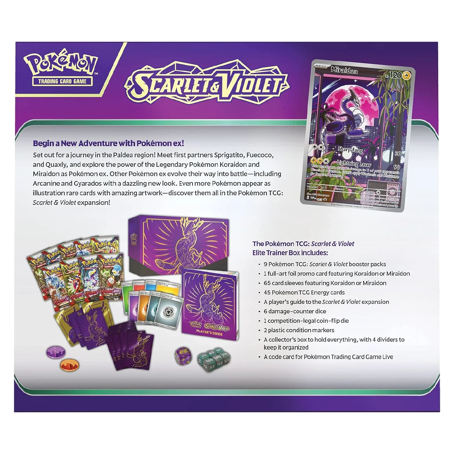 Pokemon TCG: Scarlet & Violet: Base Set - Elite Trainer Box - Image 3