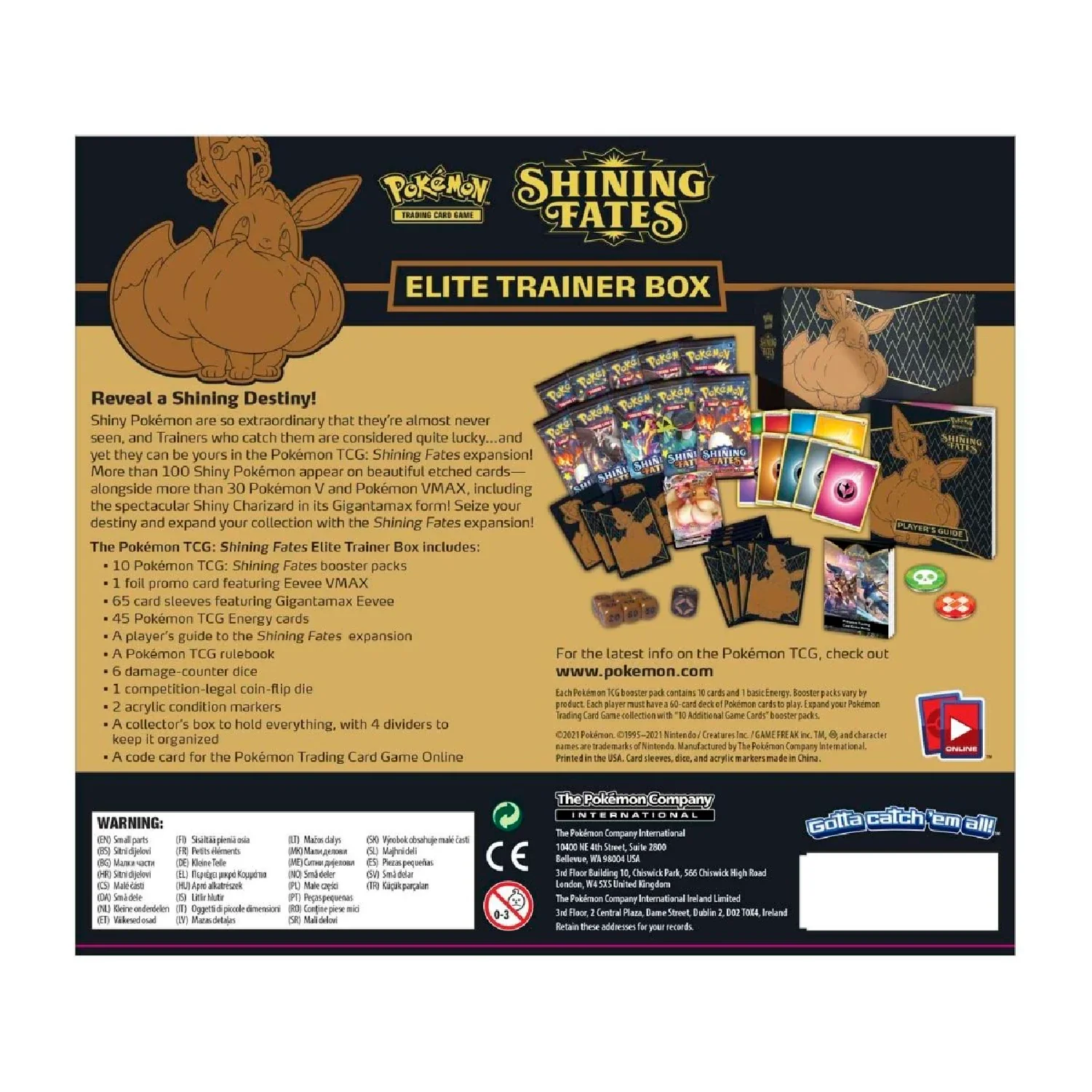Pokemon TCG: Shinning Fates Elite Trainer Box - Image 9