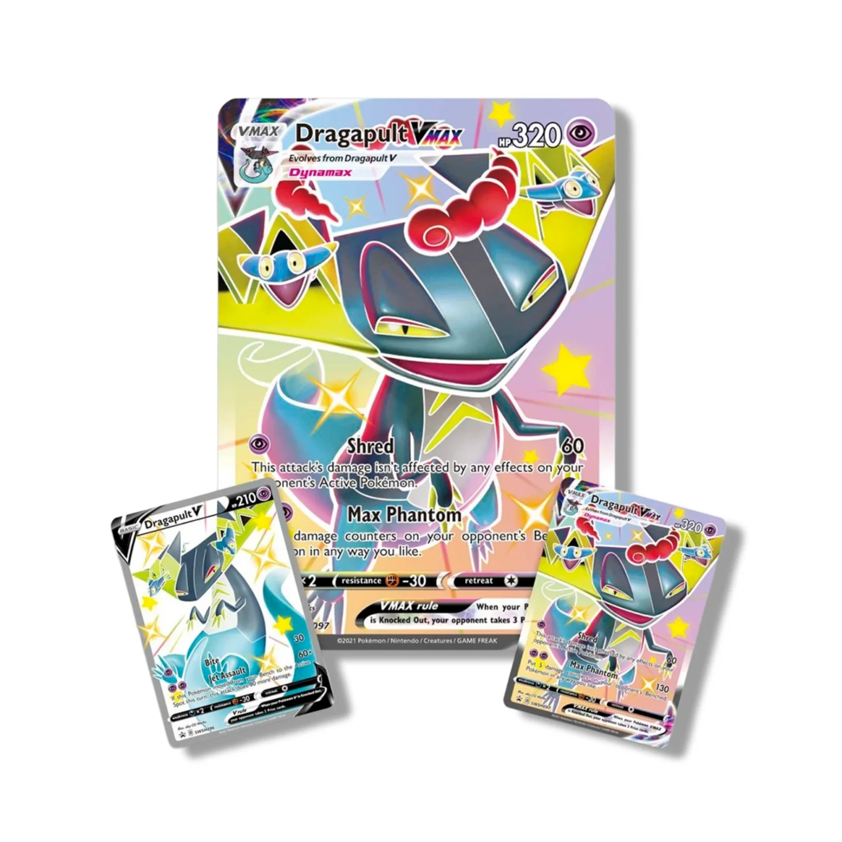 Pokemon TCG: Shinning Fates Premium Collection Shiny Dragapult VMAX - Image 3