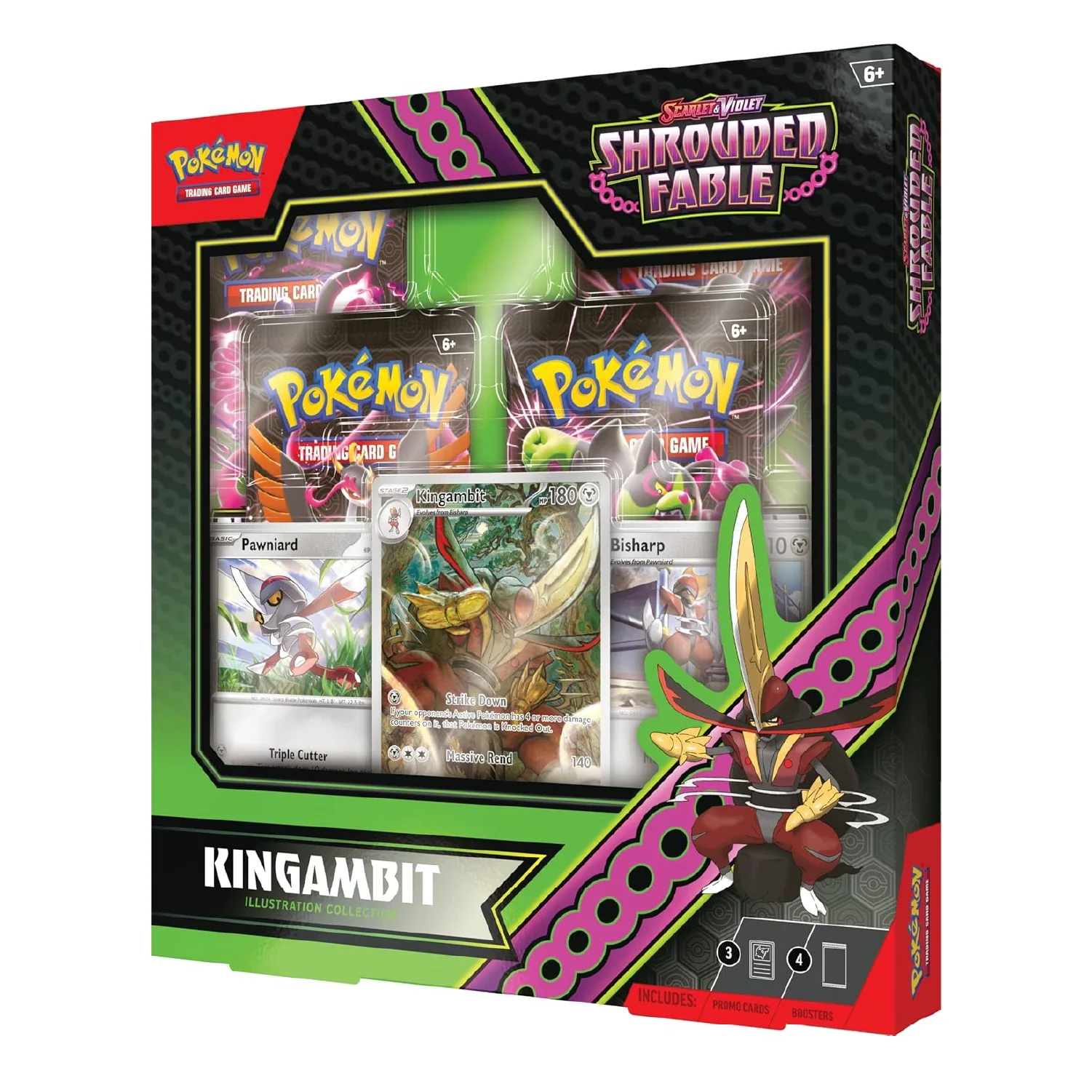 Pokemon TCG: Shrouded Fable - Illustration Collection (4 Packs) - Image 5