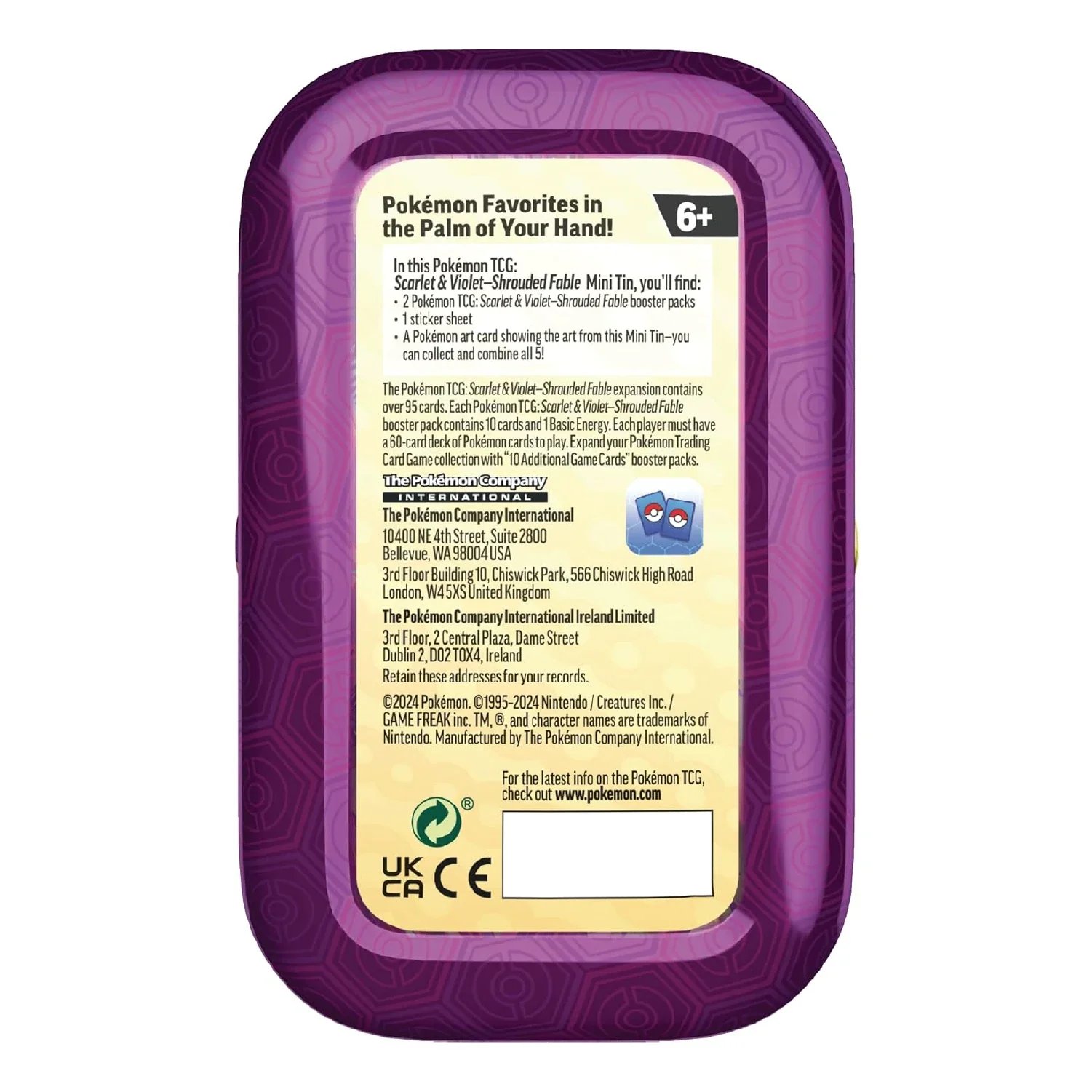 Pokemon TCG: Shrouded Fable - Mini Tin - Image 12