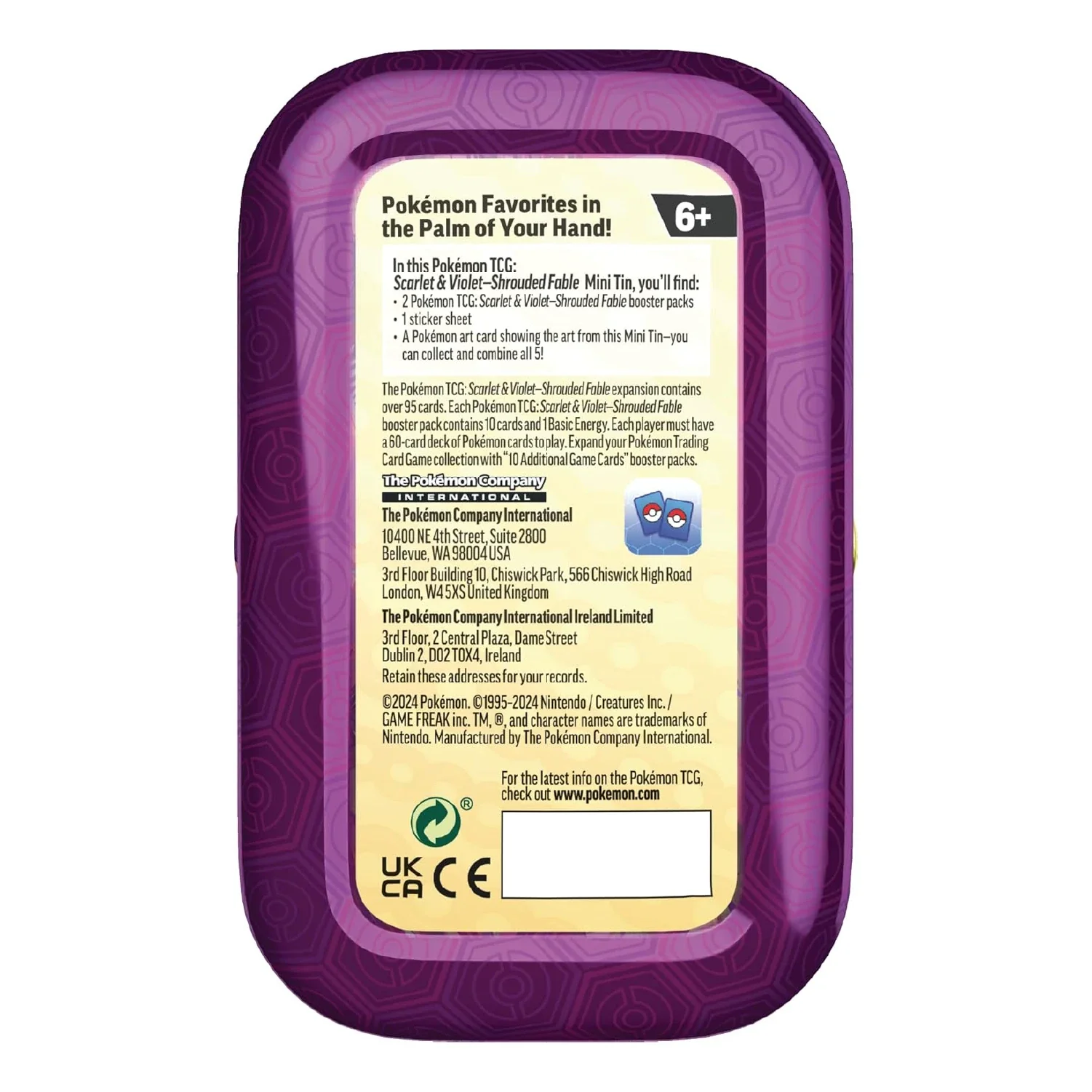 Pokemon TCG: Shrouded Fable - Mini Tin - Image 9