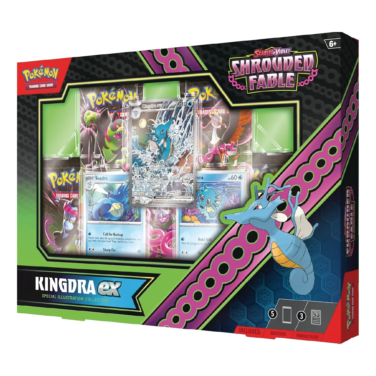 Pokemon TCG: Shrouded Fable - Special Illustration Collection (Kingdra/Greninja) - Image 3
