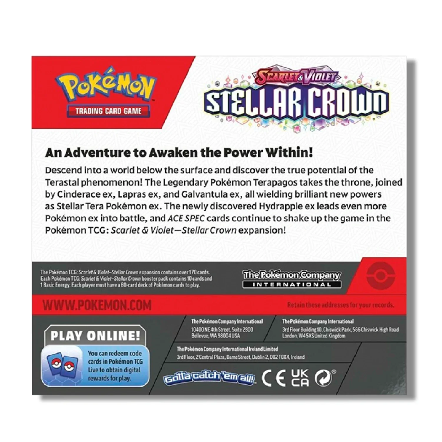 Pokemon TCG: Stellar Crown - 6x Booster Box [Sealed Case] - Image 4